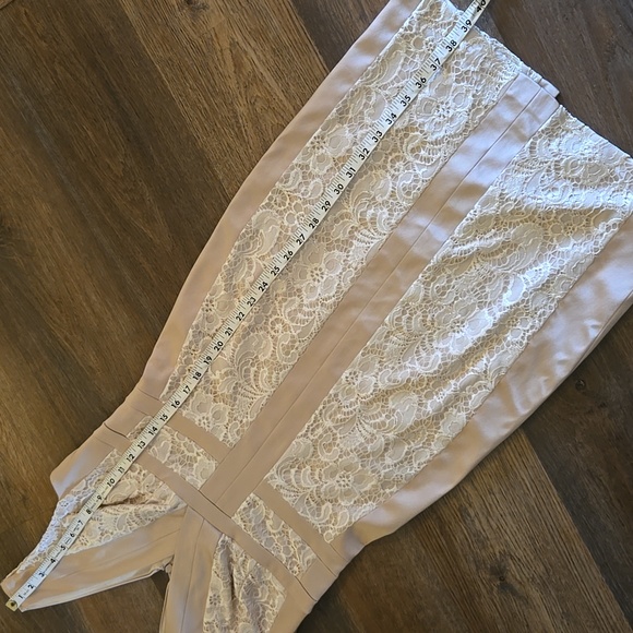 Jax Satin And Lace Blush Dress - Picture 9 of 10